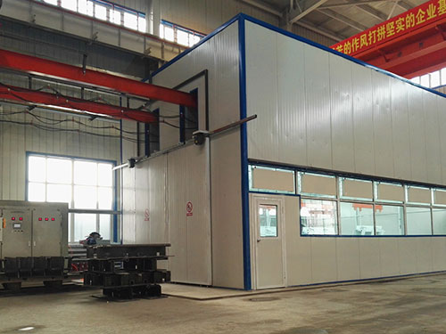 吉林華利機(jī)械固定噴漆房項(xiàng)目